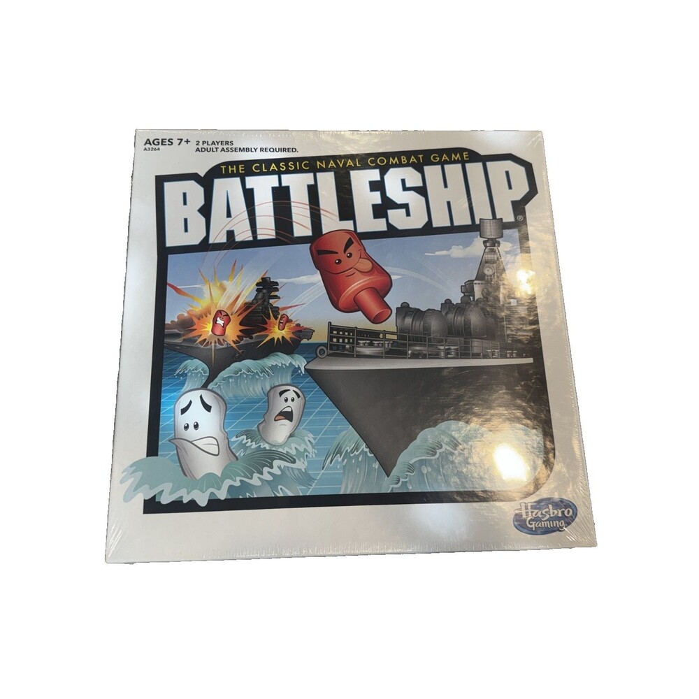 Battleship The Classic Naval Combat Board Game Hasbro NEW Sealed Hunt Hit Sink